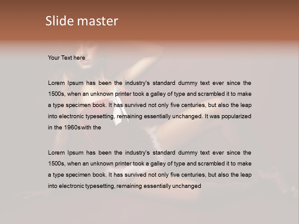 Santa Girl PowerPoint Template