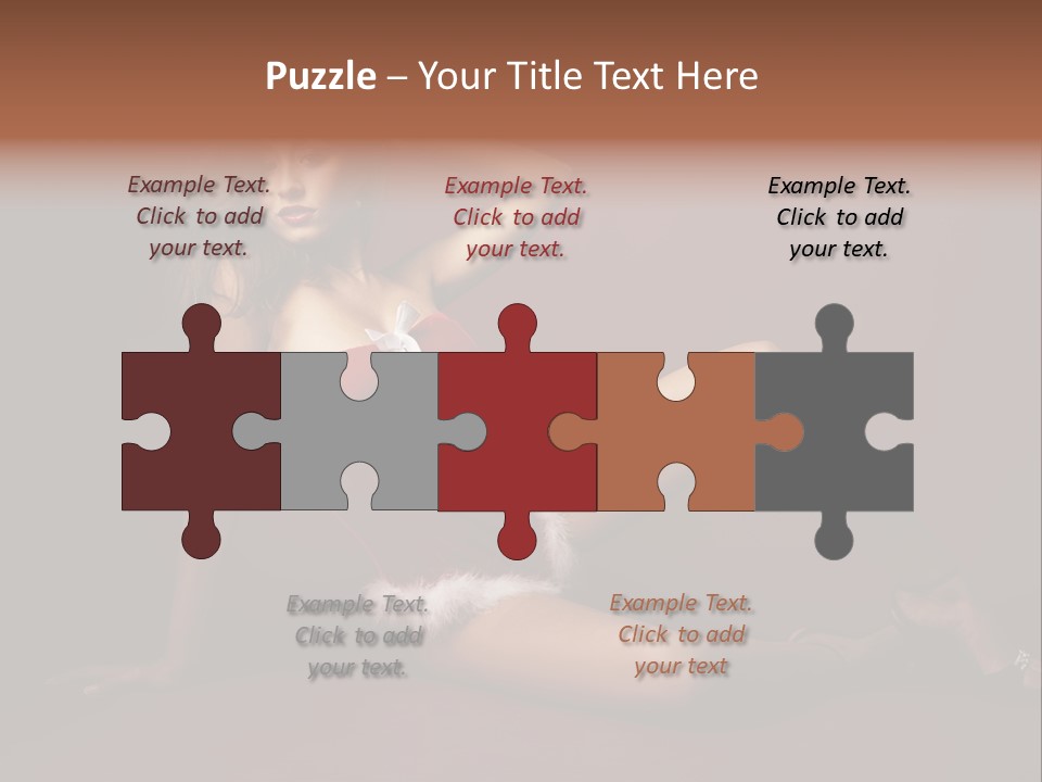 Santa Girl PowerPoint Template