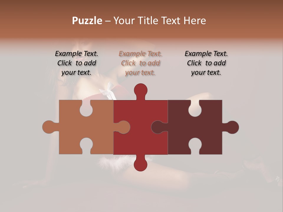 Santa Girl PowerPoint Template