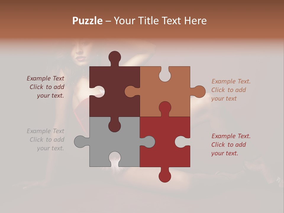 Santa Girl PowerPoint Template