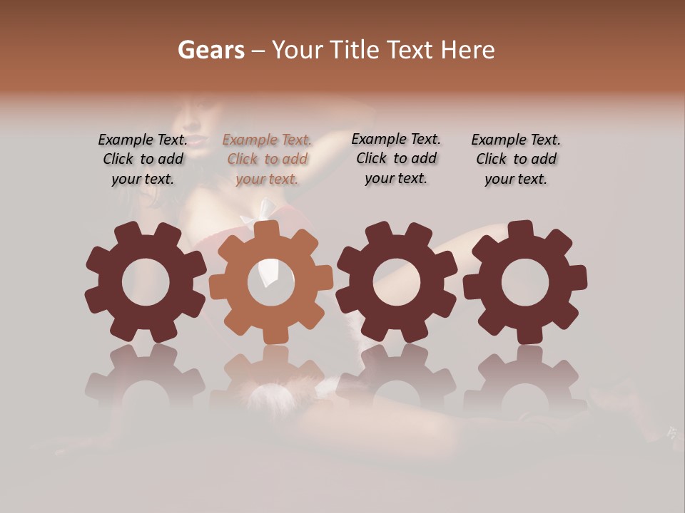 Santa Girl PowerPoint Template