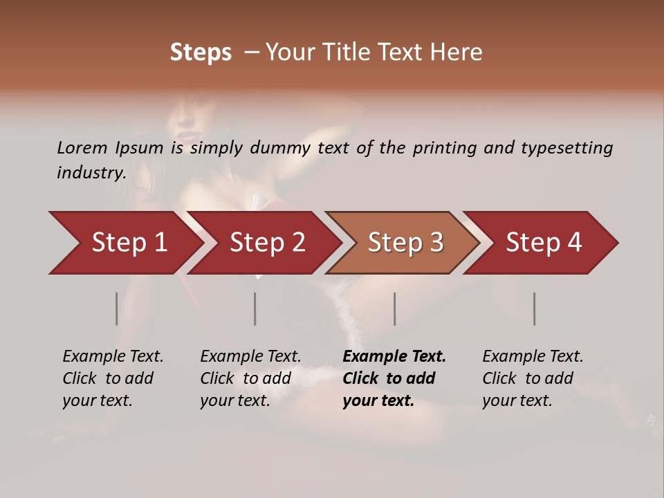 Santa Girl PowerPoint Template