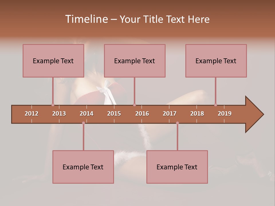 Santa Girl PowerPoint Template