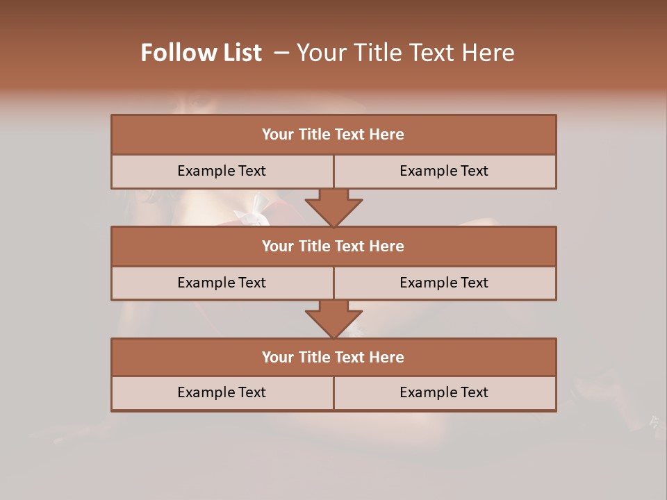 Santa Girl PowerPoint Template