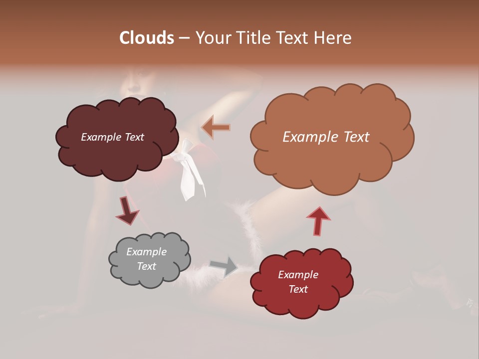 Santa Girl PowerPoint Template