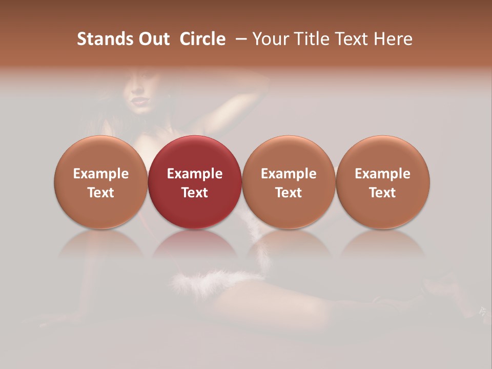 Santa Girl PowerPoint Template