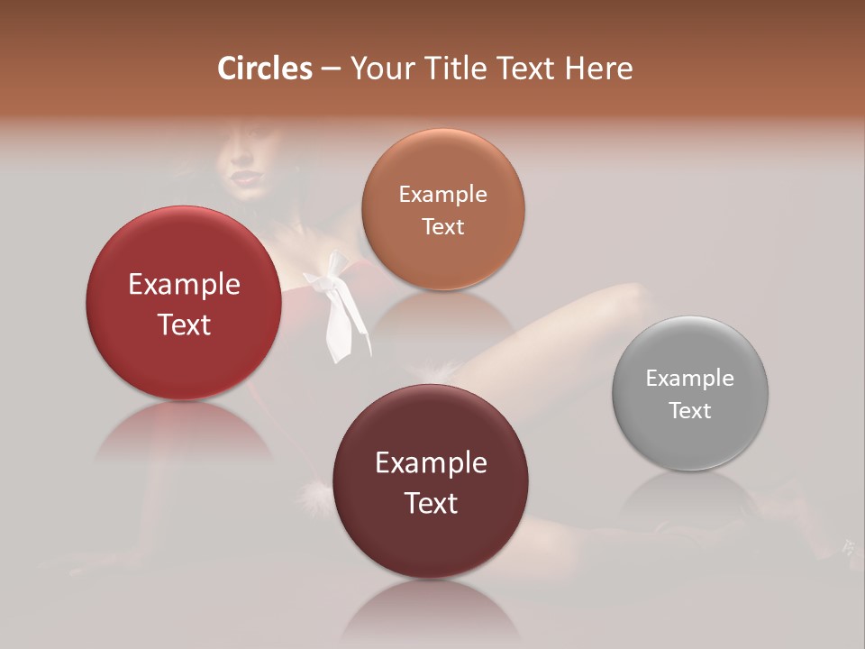 Santa Girl PowerPoint Template