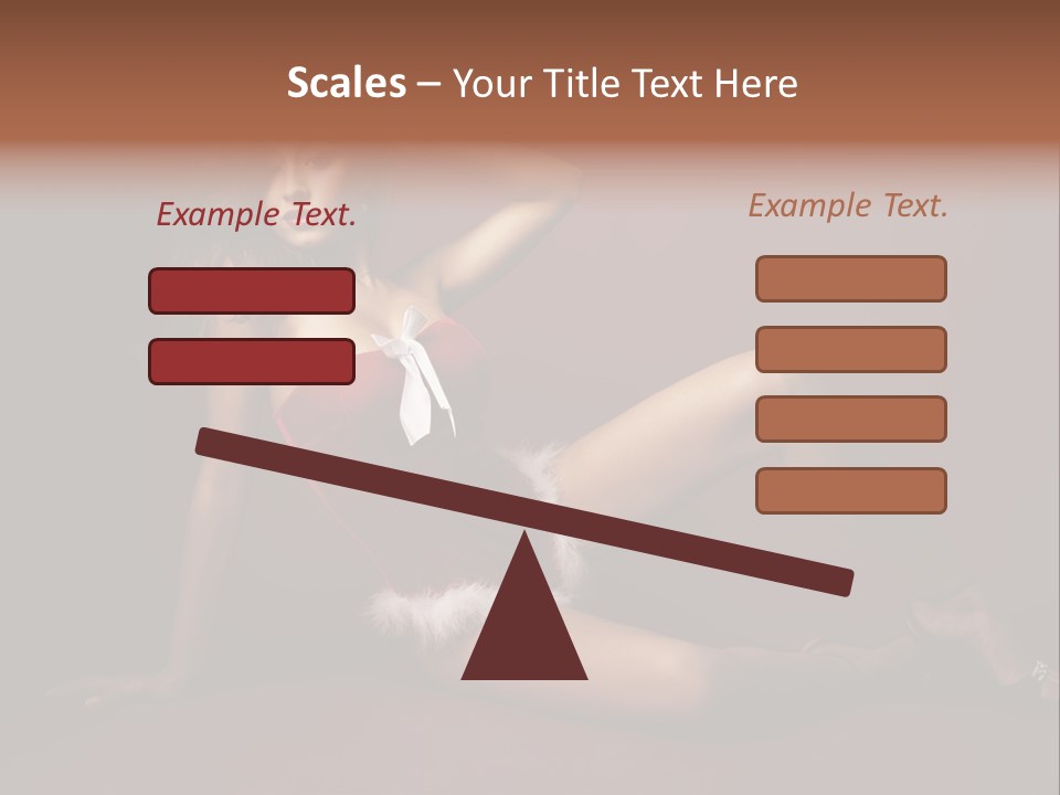 Santa Girl PowerPoint Template