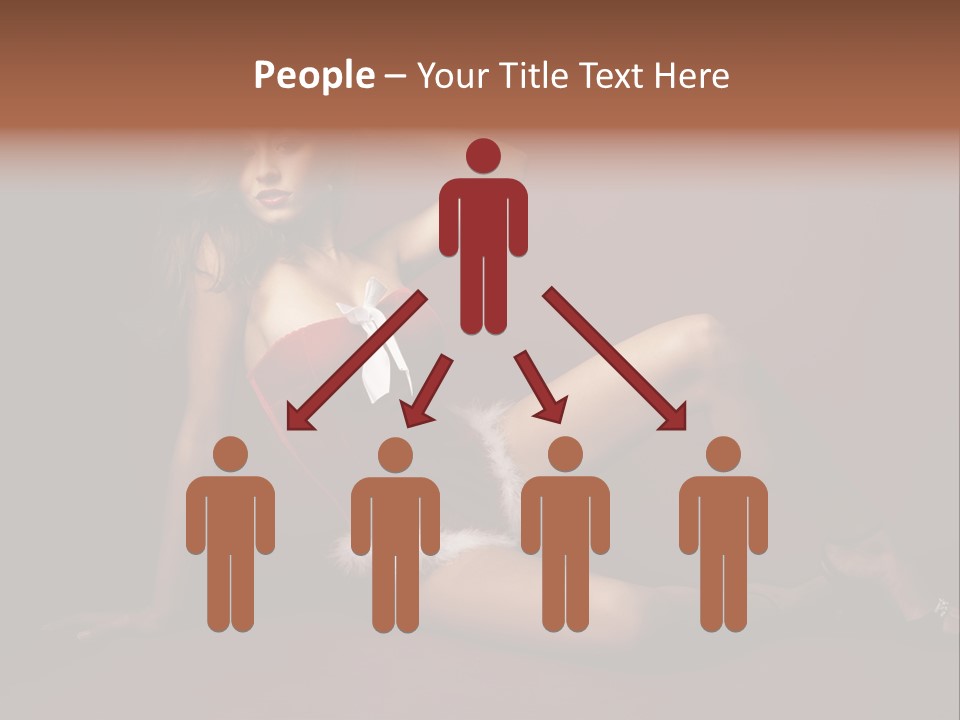 Santa Girl PowerPoint Template