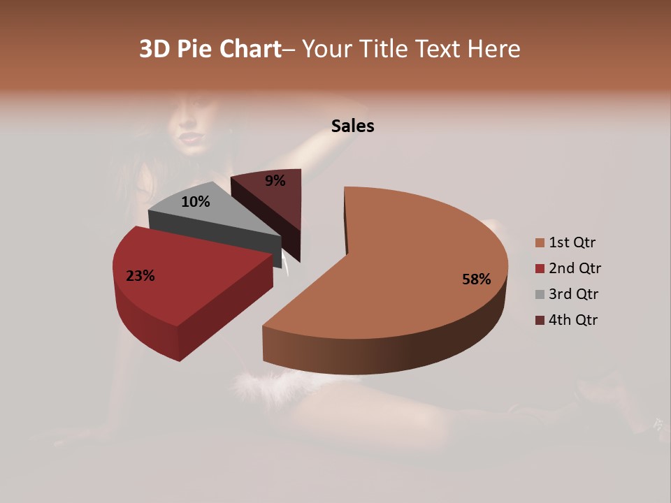 Santa Girl PowerPoint Template