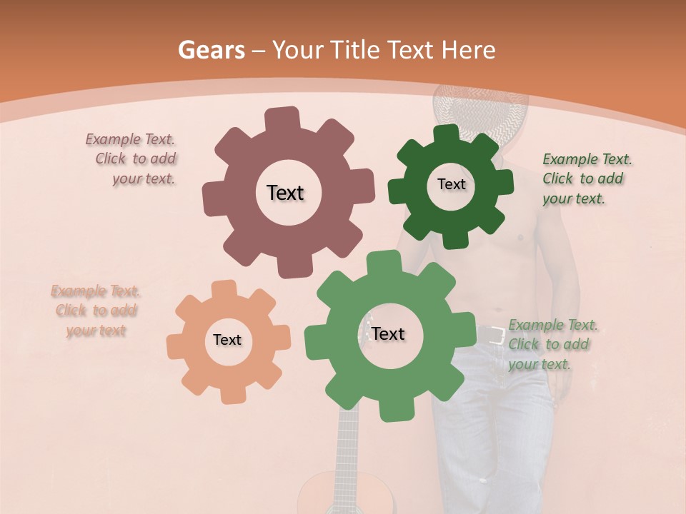 Cowboy Western Man PowerPoint Template