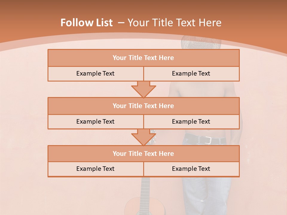Cowboy Western Man PowerPoint Template