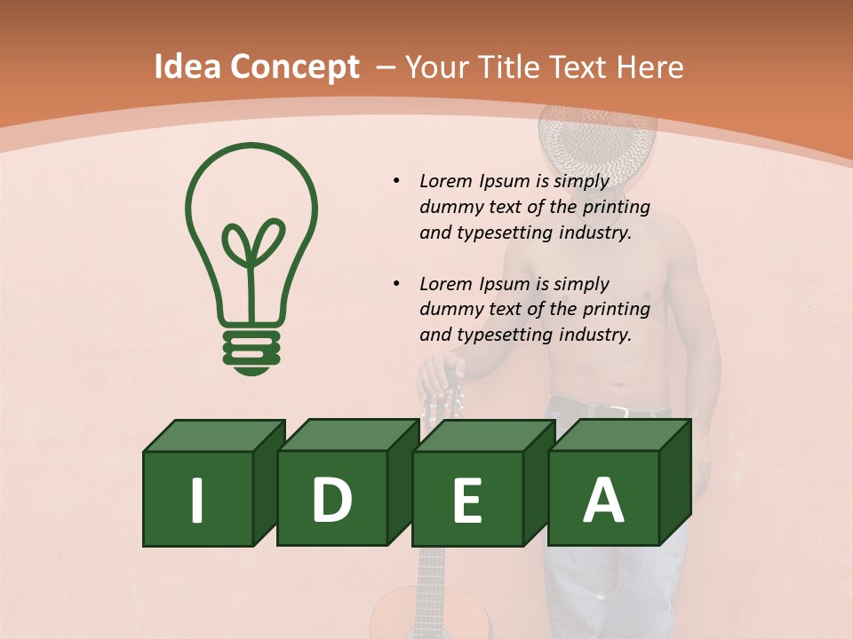 Cowboy Western Man PowerPoint Template