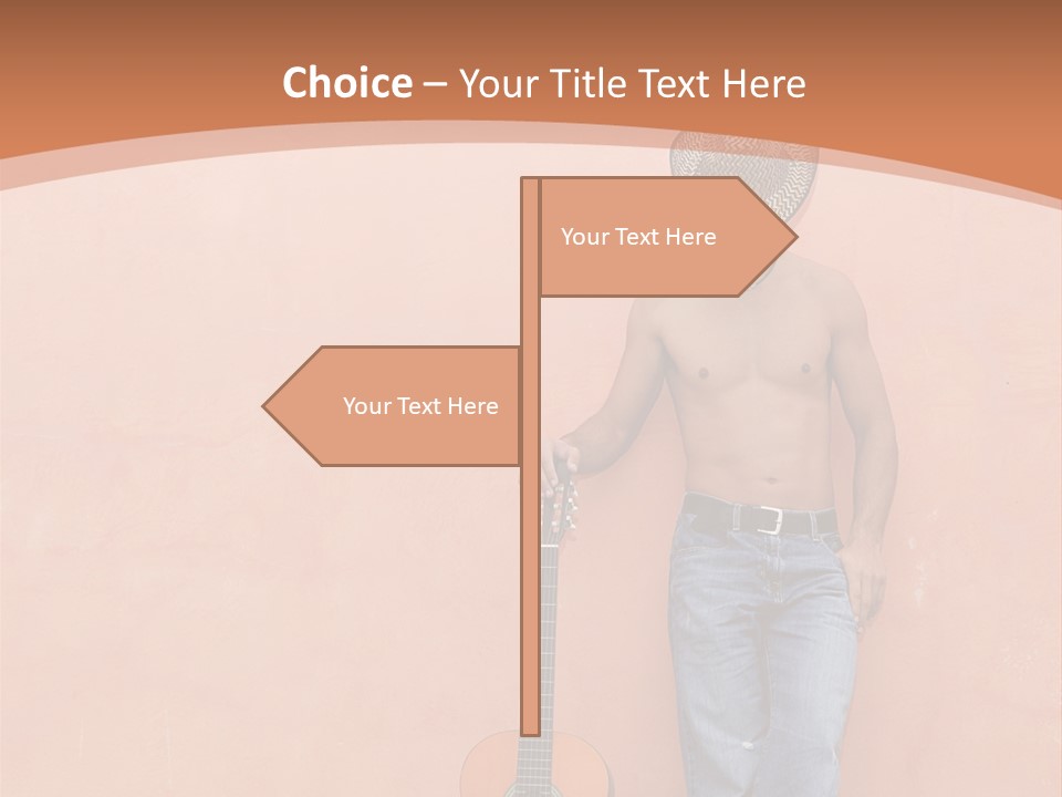 Cowboy Western Man PowerPoint Template