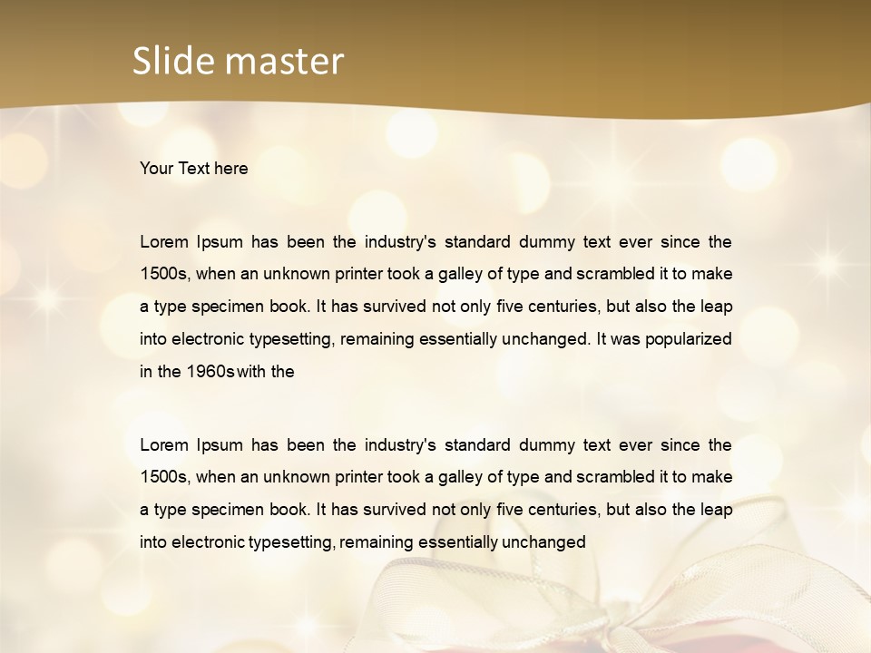 Christmas Gift PowerPoint Template