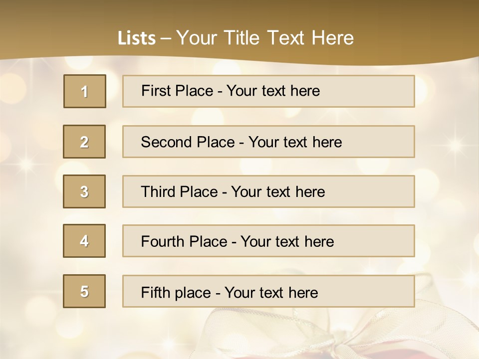 Christmas Gift PowerPoint Template