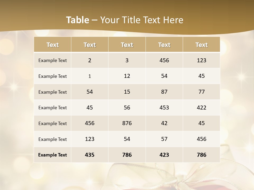 Christmas Gift PowerPoint Template