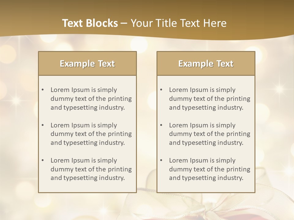 Christmas Gift PowerPoint Template