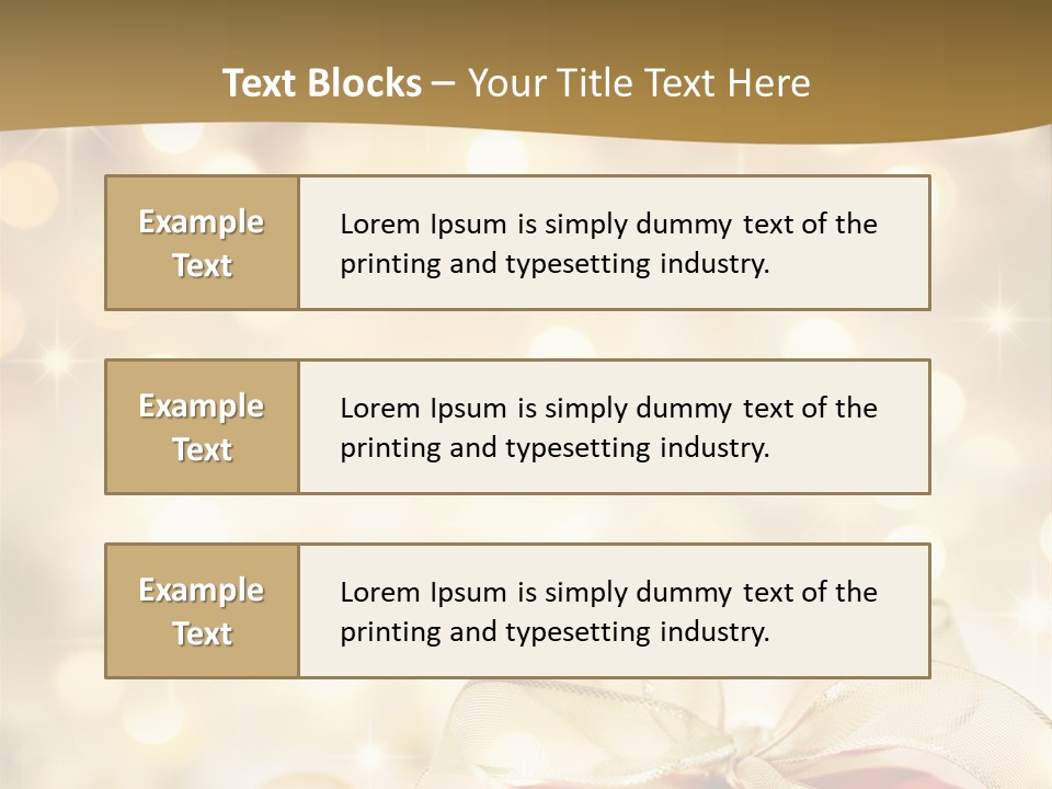 Christmas Gift PowerPoint Template