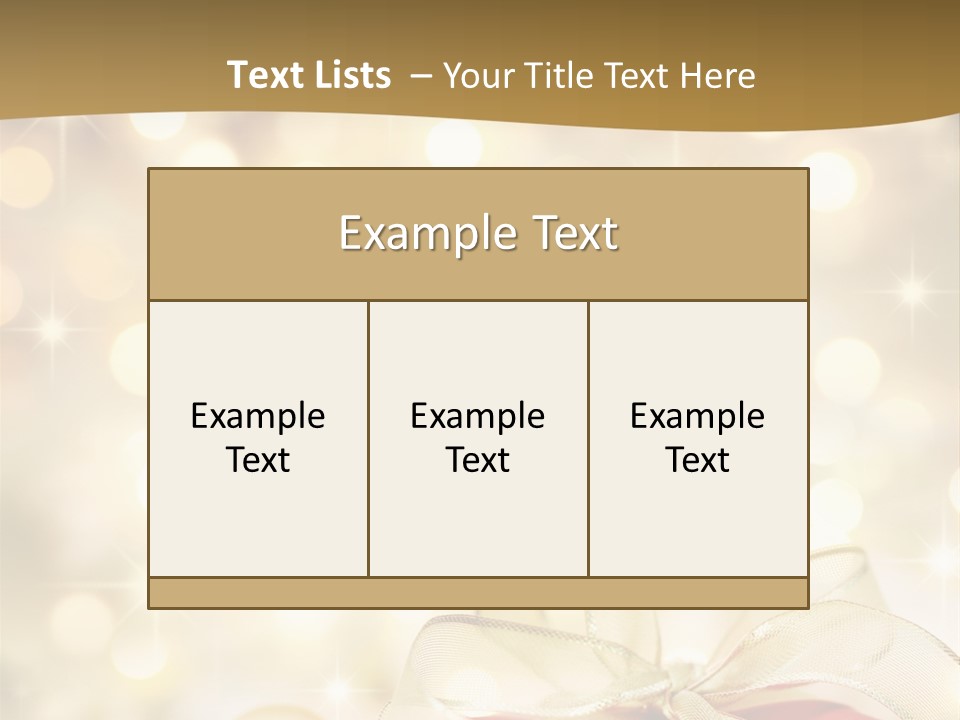 Christmas Gift PowerPoint Template