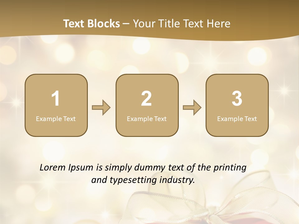 Christmas Gift PowerPoint Template