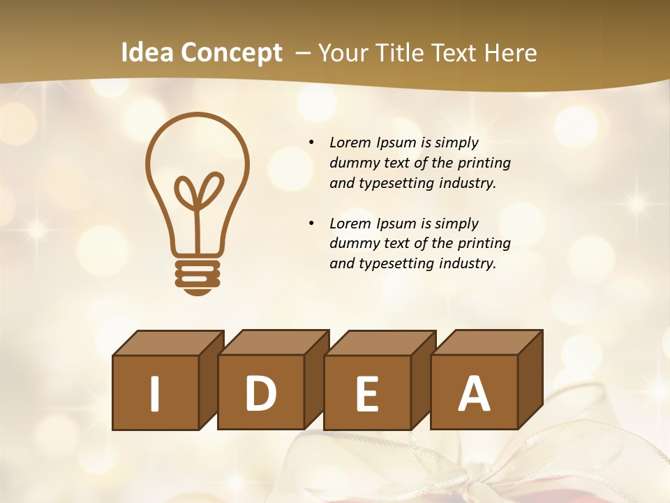 Christmas Gift PowerPoint Template