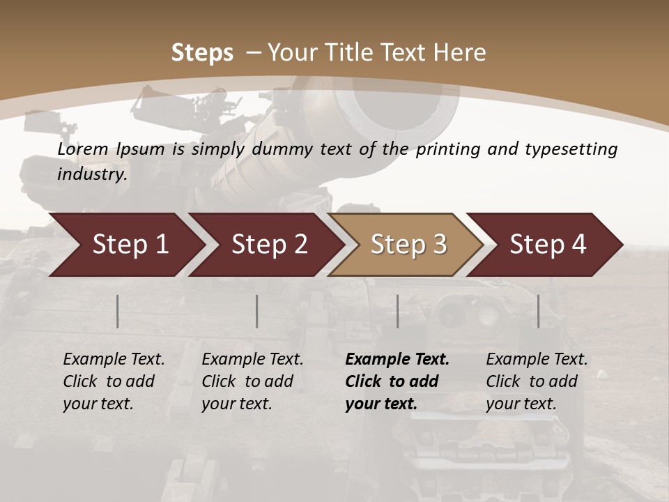 Merkava 2 PowerPoint Template