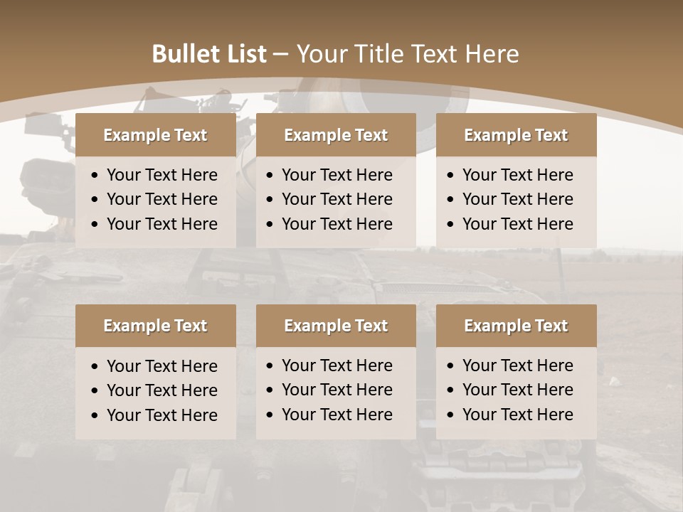 Merkava 2 PowerPoint Template
