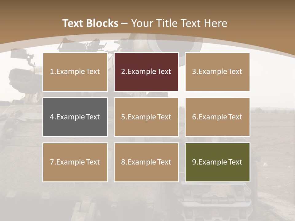 Merkava 2 PowerPoint Template