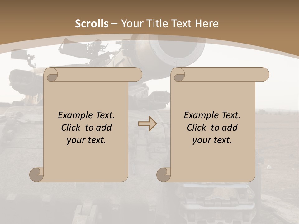 Merkava 2 PowerPoint Template