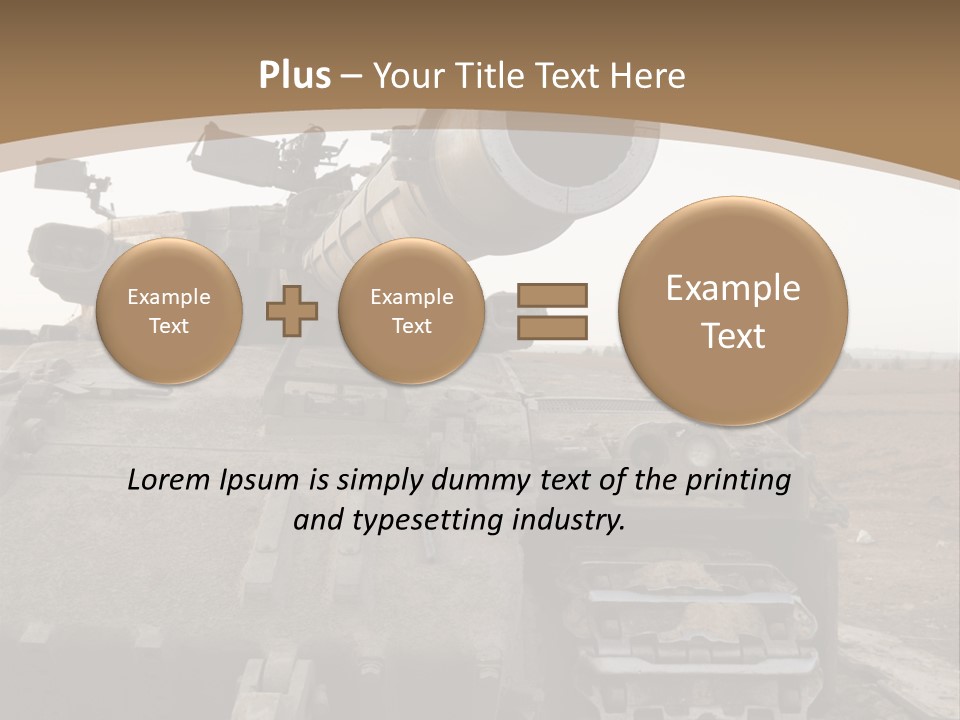 Merkava 2 PowerPoint Template