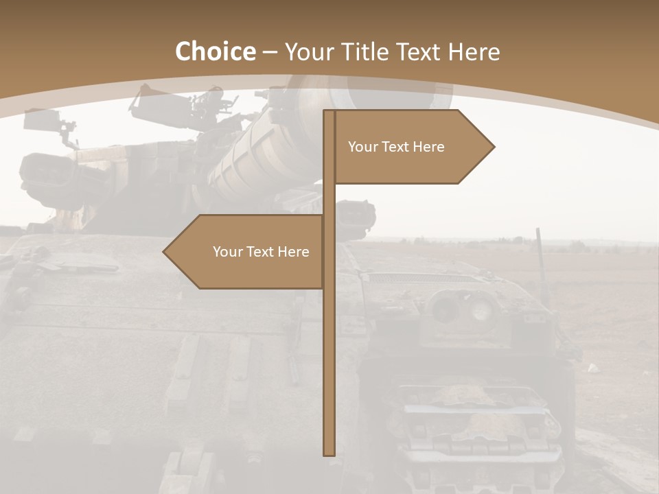 Merkava 2 PowerPoint Template
