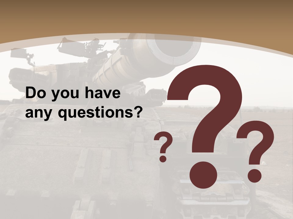 Merkava 2 PowerPoint Template