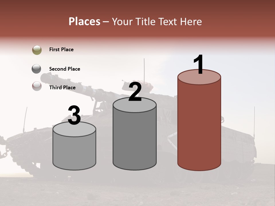 Merkava 4 Tank PowerPoint Template