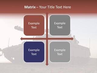 Merkava 4 Tank PowerPoint Template