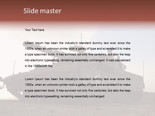 Merkava 4 Tank PowerPoint Template