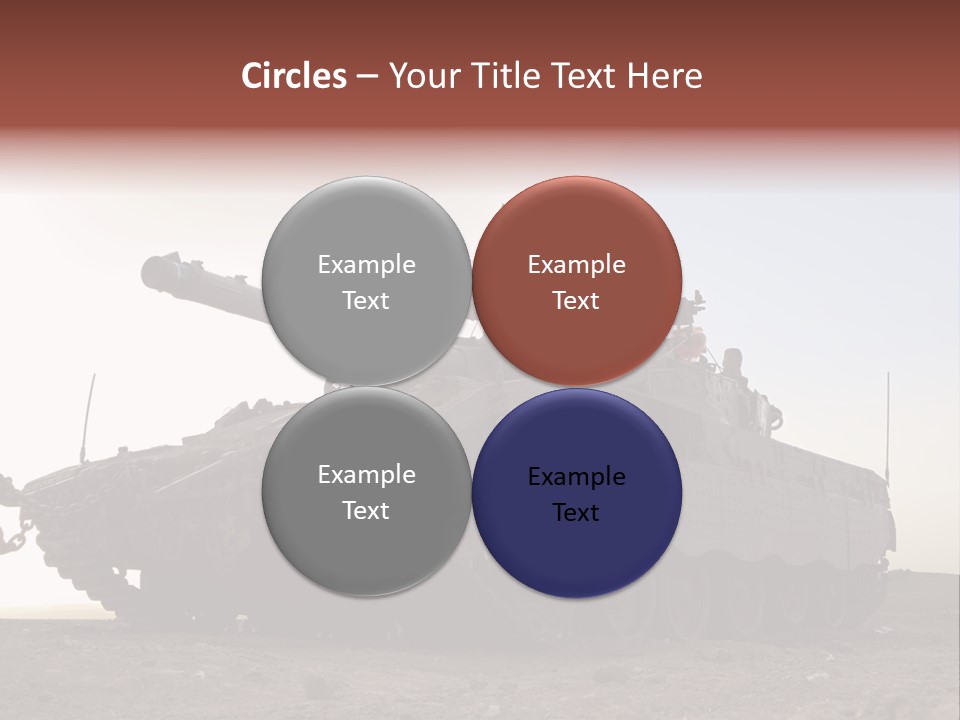 Merkava 4 Tank PowerPoint Template