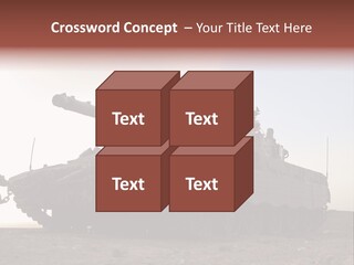 Merkava 4 Tank PowerPoint Template