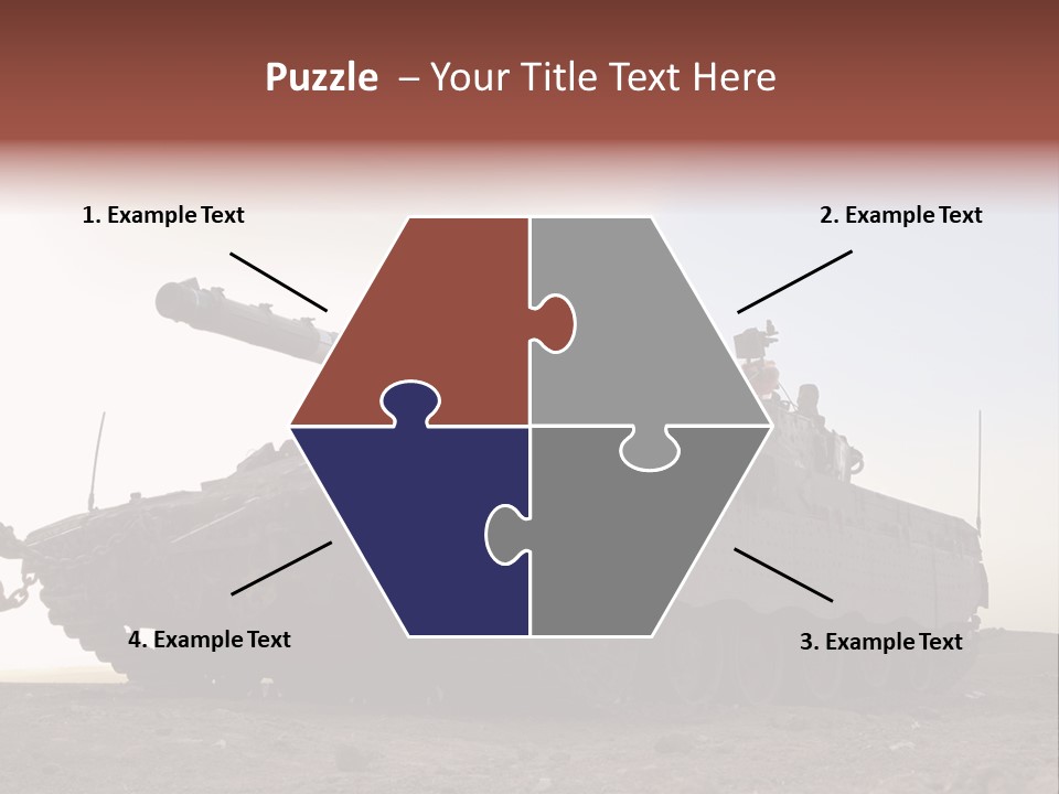 Merkava 4 Tank PowerPoint Template