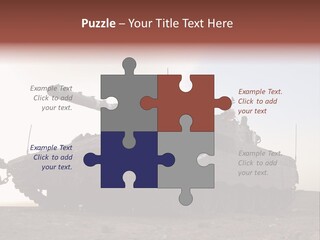 Merkava 4 Tank PowerPoint Template