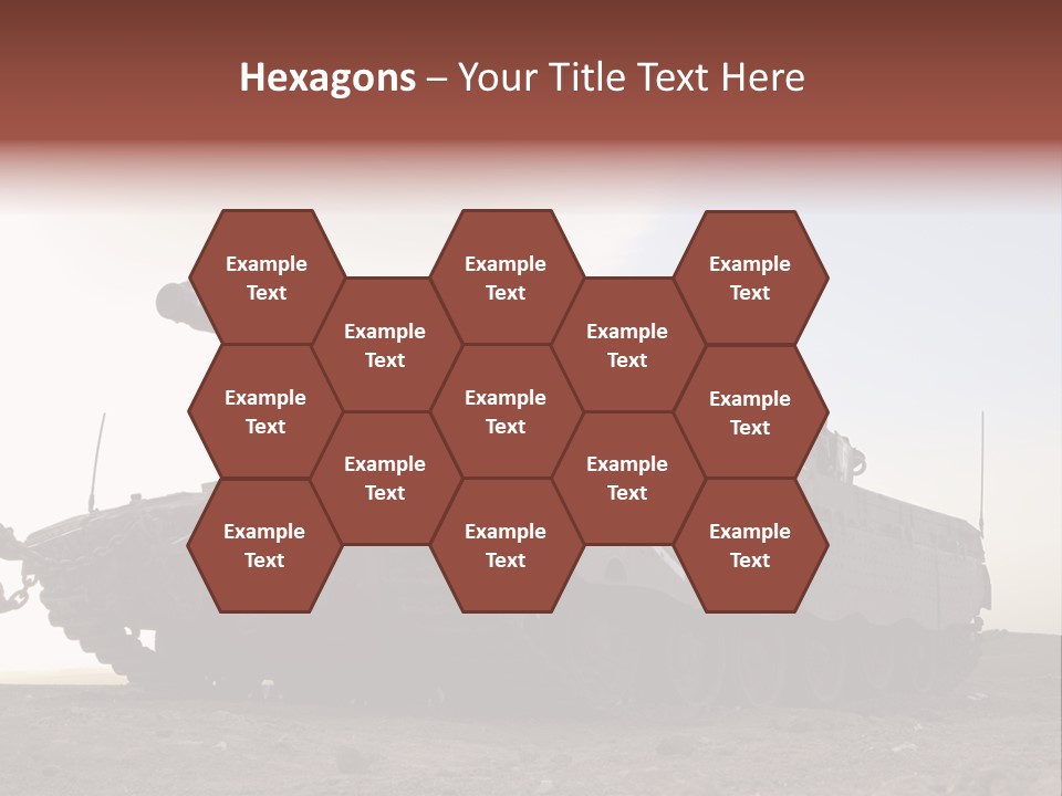 Merkava 4 Tank PowerPoint Template