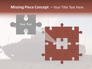 Merkava 4 Tank PowerPoint Template