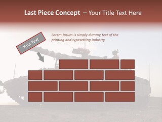 Merkava 4 Tank PowerPoint Template