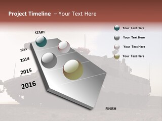 Merkava 4 Tank PowerPoint Template