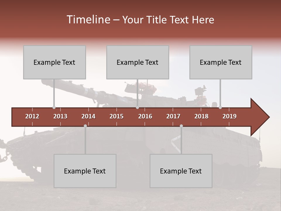 Merkava 4 Tank PowerPoint Template