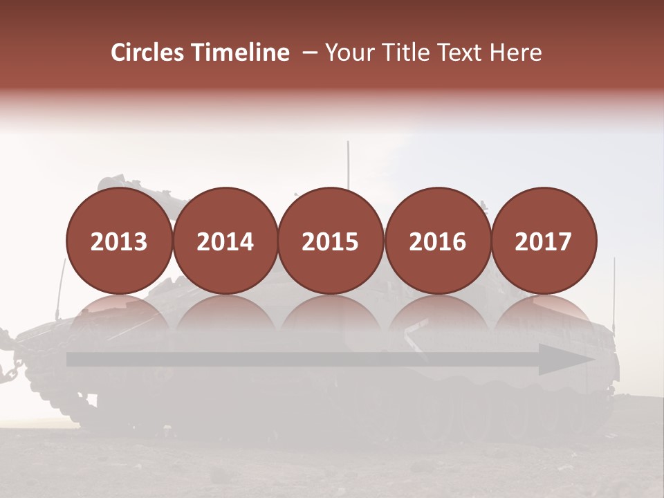 Merkava 4 Tank PowerPoint Template