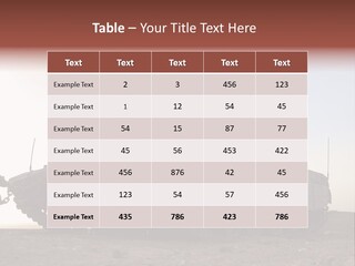 Merkava 4 Tank PowerPoint Template