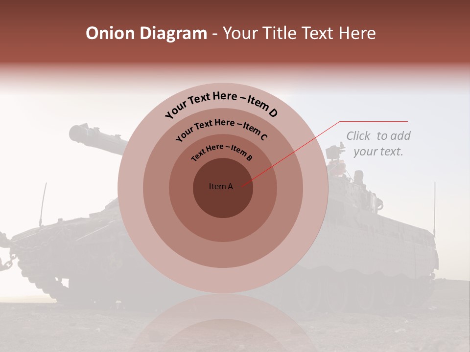 Merkava 4 Tank PowerPoint Template