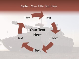 Merkava 4 Tank PowerPoint Template