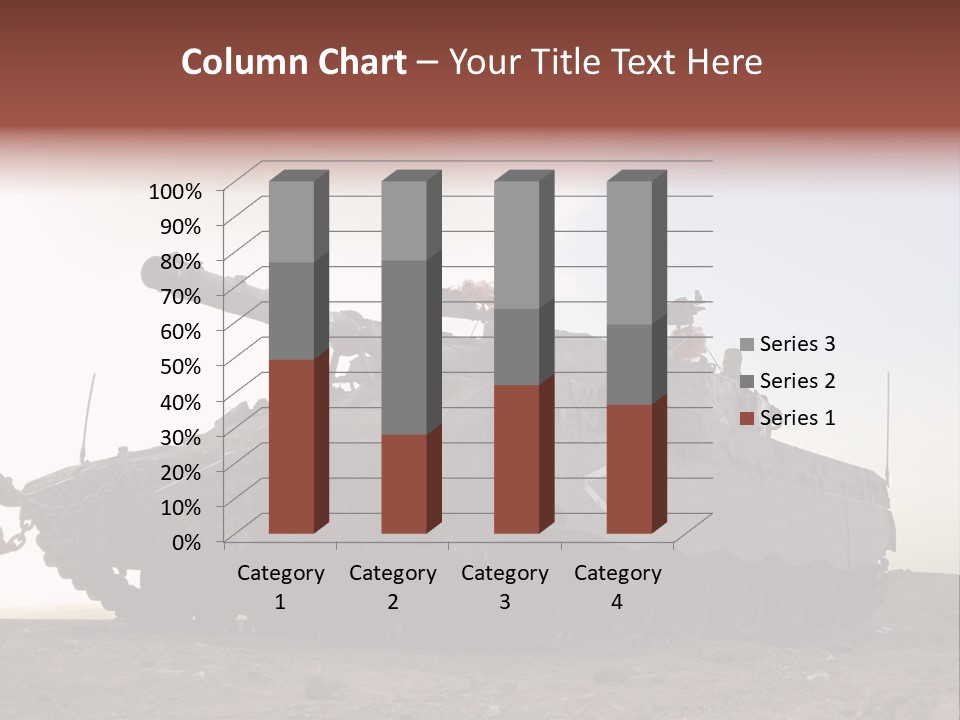 Merkava 4 Tank PowerPoint Template